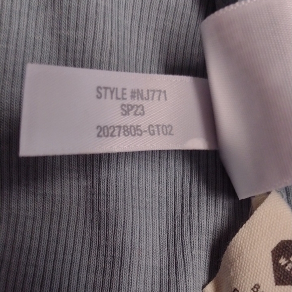 Madewell Green Fitted Sleeveless Tank Top - Picture 7 of 8